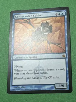 **Consecrated Sphinx** ~Mirrodin Besieged~ MTG: Magic, Light Play (LP) - Image 3