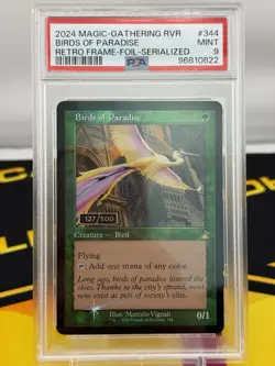 🦜MTG Birds of Paradise Retro Frame Ravnica Remastered Foil Serialzed 127/500🦜 - Image 1