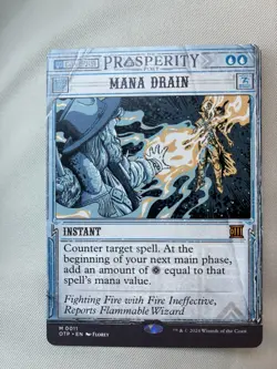 Wizards of the Coast Mana Drain Outlaws TJ Breaking News Mythic Instant 11 EN - Image 1