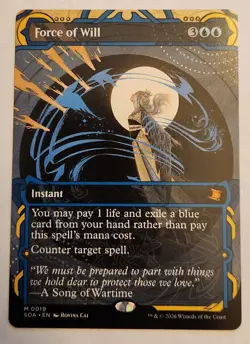 Force of Will Secrets of Strixhaven: Mystical Archive Regular Mythic NM+ - Image 1