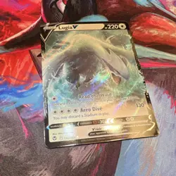 Pokemon Lugia V 138/195 Silver Tempest Ultra Rare Holo Dragon 220 HP Eng - Image 3