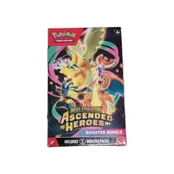 Pokemon Mega Evolution Ascended Heroes Booster Bundle Box Dragonite 6 boosters - Image 1