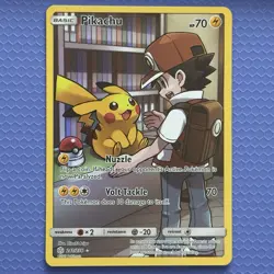 Pikachu 241/236 Secret Rare Cosmic Eclipse Pokemon - Image 1