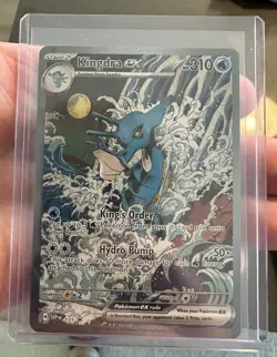 Pokemon Kingdra EX 131 Special Illustration Shrouded Fable Black Star Promo NM - Image 1