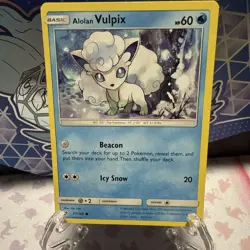 Pokemon Alolan Vulpix - 21/145 - Common NM-Mint Guardians Rising - Image 1