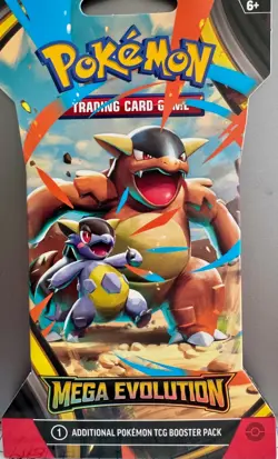 Pokemon Mega Evolution Sleeved Booster Pack Random Art Factory Sealed - Image 3