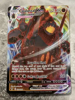 Pokemon TCG - Coalossal VMAX - 099/185 - Ultra Rare - Vivid Voltage - Image 1