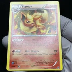 Pokemon Flareon #13 Ancient Origins LP OC MISCUT ERROR - Image 4