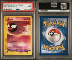 2003 POKEMON Skyridge Ghastly-REVERSE FOIL 57 PSA 9 POP 64 - Image 3