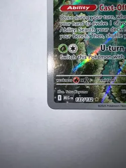 Pokemon Ninjask 137/132 Me01: Mega Evolution Holo Illustration Rare Mint - Image 2