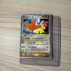 Hariyama ex Ultra Rare Holo 2005 ex Deoxys 100/107 Pokemon English TCG - Image 1