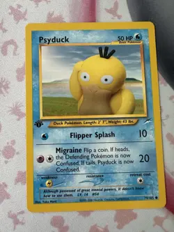 Psyduck 79/105 Neo Destiny 1st Edition Regular 50 HP Common Pokemon TCG - Image 1