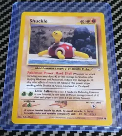 NM-LP Shuckle 51/64 Neo Revelation Base Original WotC Pokemon TCG - Image 1