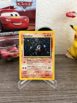 Pokemon TCG Houndour 5/75 Holo Unlimited Neo Discovery LP/NM Rare Swirl💫 - Image 1