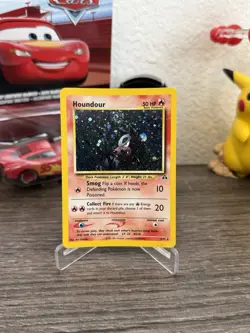 Pokemon TCG Houndour 5/75 Holo Unlimited Neo Discovery LP/NM Rare Swirl💫 - Image 2