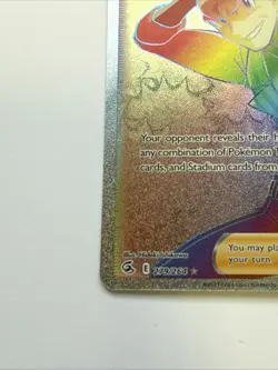 Sidney 279/264 Fusion Strike Secret Rainbow Rare pokemon TCG - Image 2