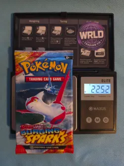 (HEAVY)🔥 22.52g Pokemon TCG Surging Sparks Booster Pack Factory Sealed✅ - Image 1