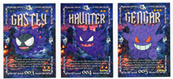 Gastly #003, Haunter #004 & Gengar #005 - 2025 Peru Pokemon Trick or Treat Holo - Image 1