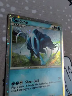 Pokemon TCG Suicune HGSS21 2010 Fall Collector's Tin Black Star Promo Holo NM - Image 2