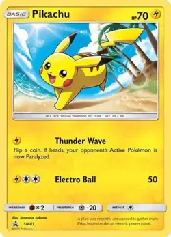 Pokemon - Pikachu SM81 Holo Promo Sun & Moon - Image 1
