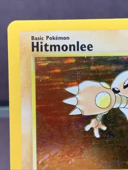 Pokemon TCG 1st Edition Hitmonlee 7/62 Fossil Set Holo Rare WOTC VTG 1999 - Image 2