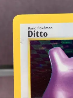 Pokemon TCG 1st Edition Ditto 3/62 Fossil Set Holo Rare VTG WOTC 1999 - Image 2