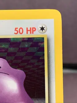 Pokemon TCG 1st Edition Ditto 3/62 Fossil Set Holo Rare VTG WOTC 1999 - Image 3