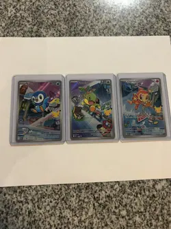 Pokemon First Partner Chimchar Piplup Turtwig Promo MEP 040 041 042 Sinnoh Set - Image 1