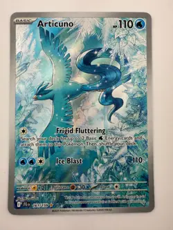 Pokemon TCG Articuno 161/159 Journey Together Illustration Rare NM - Image 1
