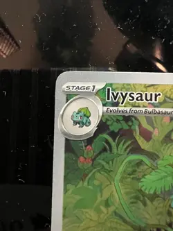 Pokemon Ivysaur 167/165 Illustration Rare Full Art Holo Scarlet & Violet 151 - Image 2