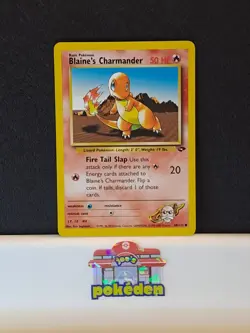 Pokemon TCG Blaine's Charmander Gym Challenge 60/132 Regular NM - Image 1