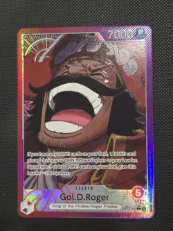 One Piece TCG Gol D. Roger OP13-003 L Alt Art Leader NM English - Image 1