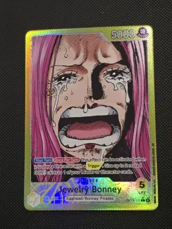 Jewelry Bonney OP13-100 Leader Alternate Art Carrying On His Will One Piece NM - Image 1