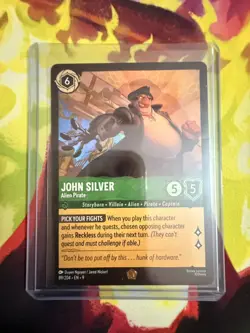 Disney Lorcana John Silver 89/204 Legendary Regular - Image 1