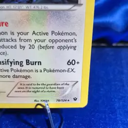 Pokemon Lugia Fates Collide 78/124 Cracked Ice Holo Exclusive Basic TCG Card - Image 4