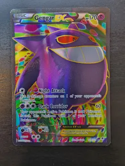 Gengar EX (114 Full Art) XY Phantom Forces Rare Holo Raw Card - Image 1