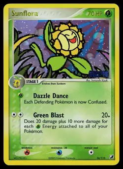 Pokemon Card - Sunflora Unseen Forces 16/115 Holo Reverse Holo Stamped - Image 1