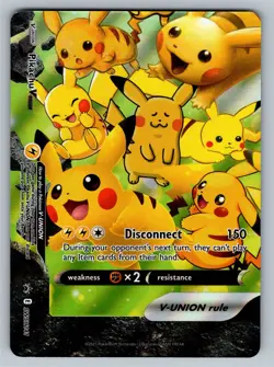 Pikachu V-Union Promo SWSH: Sword & Shield Promo Cards SWSH141 NM - Image 1