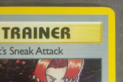 Pokemon Team Rocket Set Holo "Rocket's Sneak Attack" 16/82 Card (Unltd English) - Image 4