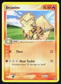 Arcanine 18/112 FireRed & LeafGreen Pokemon Card MP - Image 1