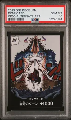 One Piece Japanese Holo Don!! Card OP05 PSA 10 GEM MINT Awakening of the New Era - Image 3
