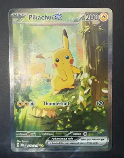 Pikachu ex SIR 276/217 Ascended Heroes Pokemon Card Near Mint Centered - Image 1