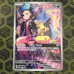 Marnie’s Morpeko 206 Sv: Scarlet & Violet Promo Cards Holo Black Star Promo - Image 1