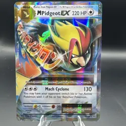 2016 Pokemon TCG Mega-Pidgeot-EX Evolutions Holo Full Art Ultra Rare Card 65/108 - Image 1