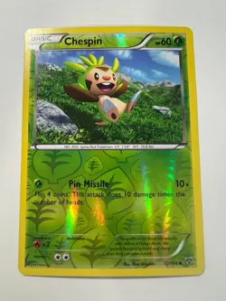 [2014] Pokemon Card TCG | Chespin Holo #12/146 XY |. - Image 1