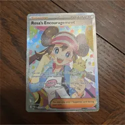 Pokemon Rosa's Encouragement Full Art Trainer-Supporter Holo Card 125/088 - Image 1