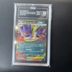 2025 POKEMON PFL EN-PHANTASMAL FLAMES #056 MEGA GENGAR EX TAG 10 - Image 1