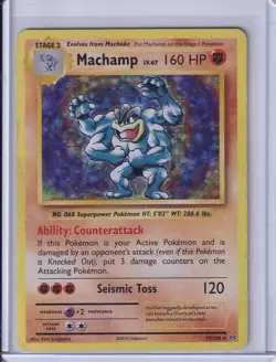 Pokemon Cards Machamp 59/108 Evolutions Holo Rare MP - Image 1