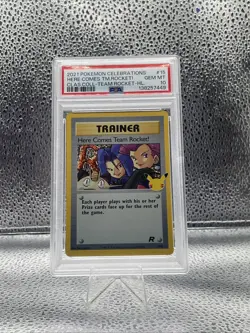 Pokemon Here Comes Team Rocket Celebrations 15/82 Psa 10 - Image 1