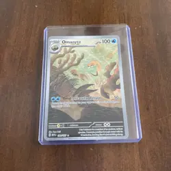 Omanyte 180/165 Scarlet & Violet 151 MEW Pokemon TCG Illustration Rare Holo LP - Image 1